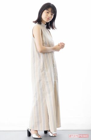 蒔田彩珠（まきた・あじゅ）撮影／齋藤周造　ヘアメイク／山口恵理子　スタイリスト／小蔵昌子