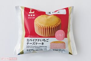 生ベイクドいちごチーズケーキ／ローソン297円