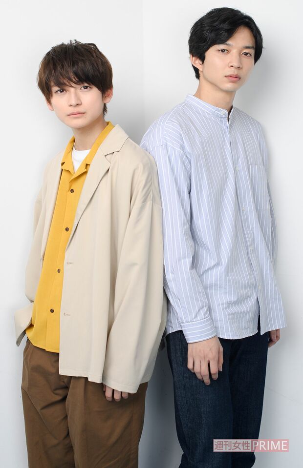 高橋文哉と鈴木仁      撮影／渡邉智裕