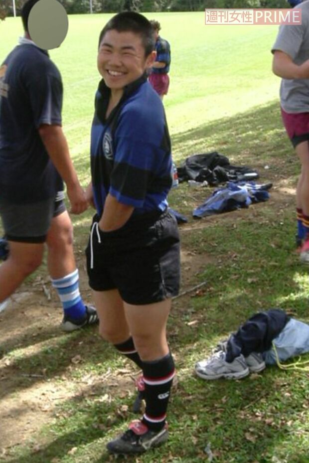 大学2年生のときに、オークランドへ留学した田中史朗（大西監督提供）