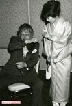 勝新太郎さんと中村玉緒さん(1980年)