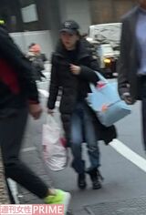 2025年2月、卓球教室の会場にやってきた福原愛