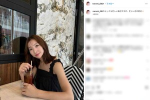 板野友美の妹で、アイドルグループ『RoLuANGEL』のメンバーとしても活動するタレントの板野成美(本人のインスタグラムより)