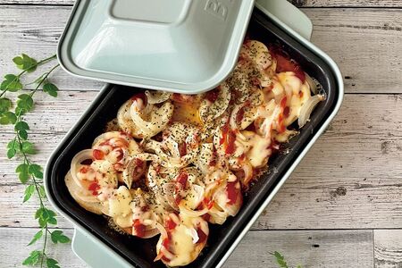 長いもピザ風焼き