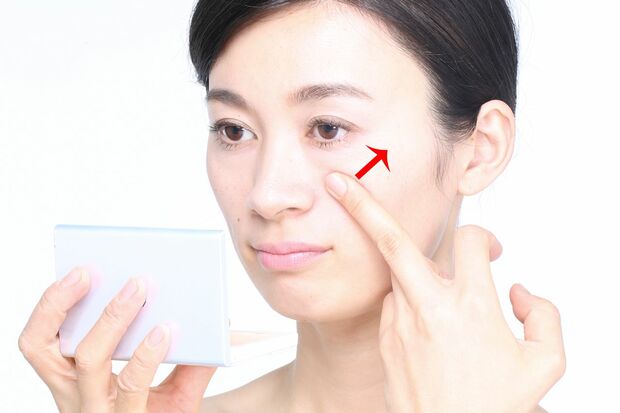 頬のリガメントの見つけ方