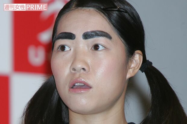 鳥取県内を走るイモトアヤコ