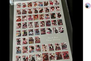 木村拓哉が『TVガイド』（東京ニュース通信社）の創刊60周年記念特別号でもらったプレゼントを投稿（Instagramより）