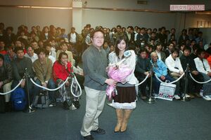 石原さとみファンイベントにて(2004年)