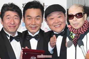 ダチョウ倶楽部・寺門ジモン、肥後克広、上島竜兵と電撃ネットワーク・南部虎弾　