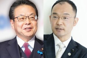 世耕弘成参院議員、川畑哲哉県議（本人ブログより）