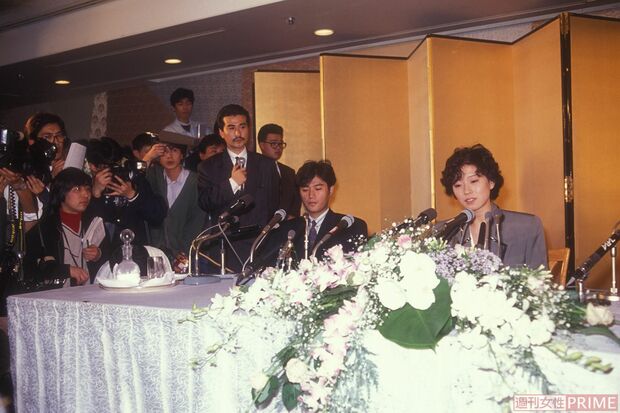 近藤真彦と中森明菜の記者会見