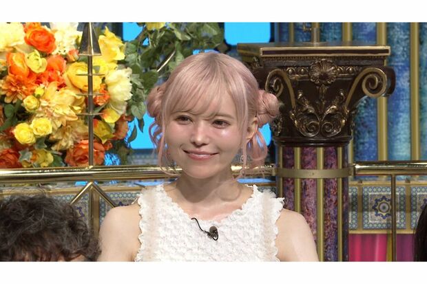 2024年9月17日に放送された『踊る!さんま御殿!!』に出演した益若つばさ(番組公式Xより)