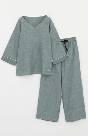 レディース　雲ごこちガーゼ甘撚り3重ガーゼ