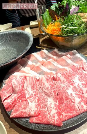 ヘルシーでおいしい豚のしゃぶしゃぶを堪能しました