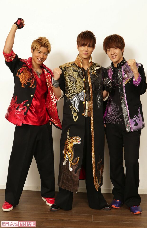 左から辻本達規、水野勝、土田拓海　撮影／近藤陽介