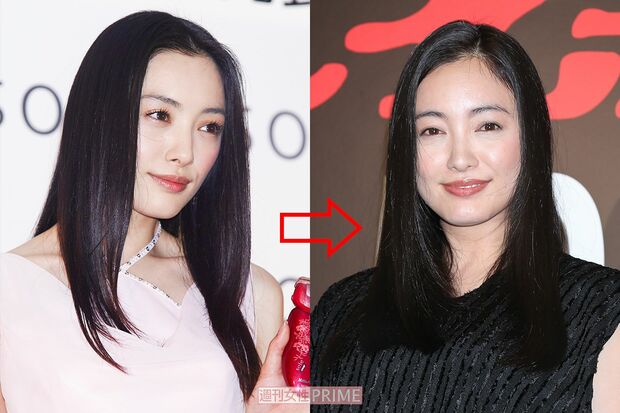 仲間由紀恵、20年近く不変のスタイル。「生えかた的に長さある前髪がベストです。挑戦するならカラーやナチュラルカールに!」（左は2005年）