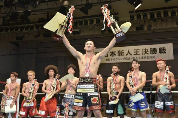 昨年12月、全日本新人王とMVPをダブル獲得（容疑者のSNSより）