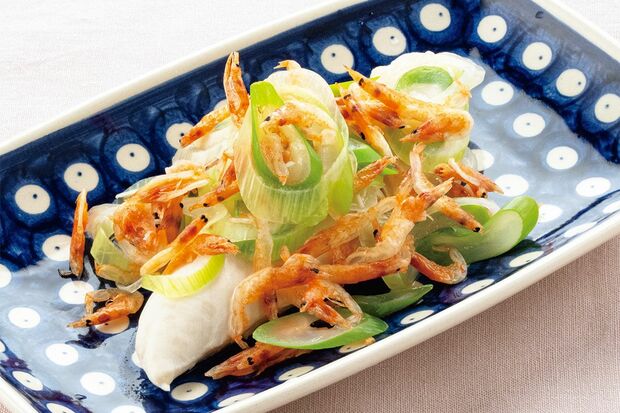 サケ缶と大豆のおろしあえ 撮影/向村春樹