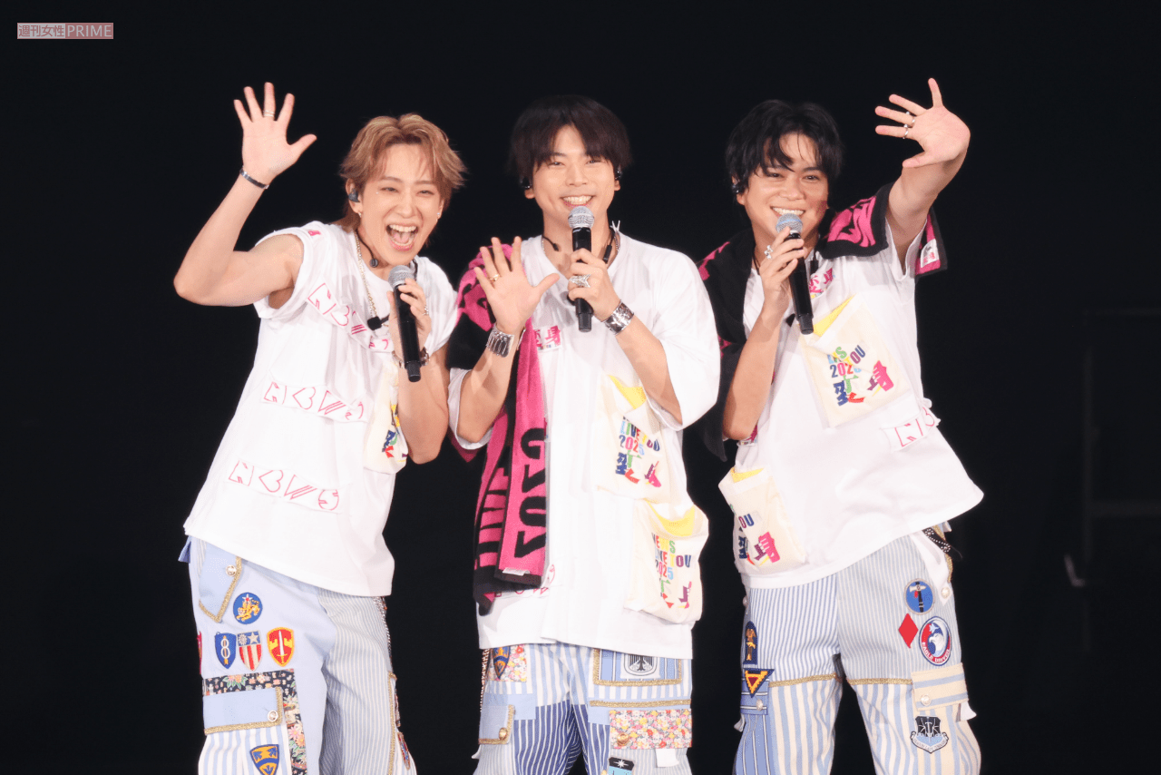 NEWS LIVE TOUR 2025 変身』増田貴久、小山慶一郎、加藤シゲアキ…3人
