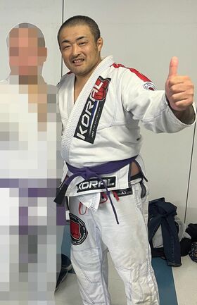 ブラジリアン柔術の格闘家だった江口容疑者（画像は一部加工。本人のSNSより）