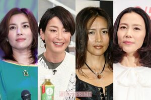 （左から）瀬戸朝香、宮沢りえ、工藤静香、木村佳乃