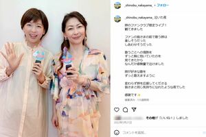 中山忍は姉・中山美穂さんのコンサートに足を運び、たびたびその思いを綴っていた（忍のインスタグラムより）