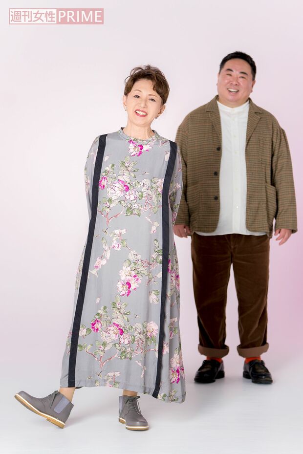 加賀まりこ・塚地武雅　撮影／伊藤和幸