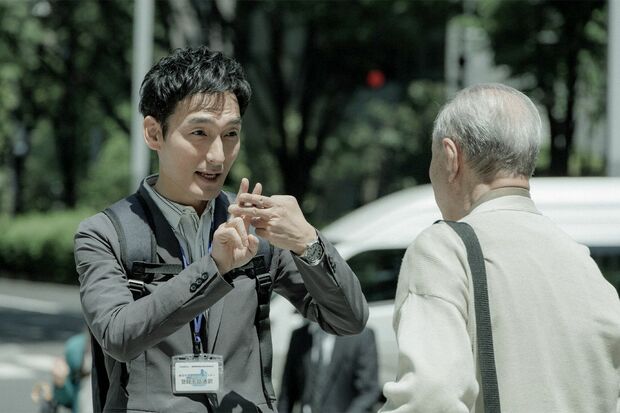 『デフ・ヴォイス法廷の手話通訳士』前編より　写真提供／NHK