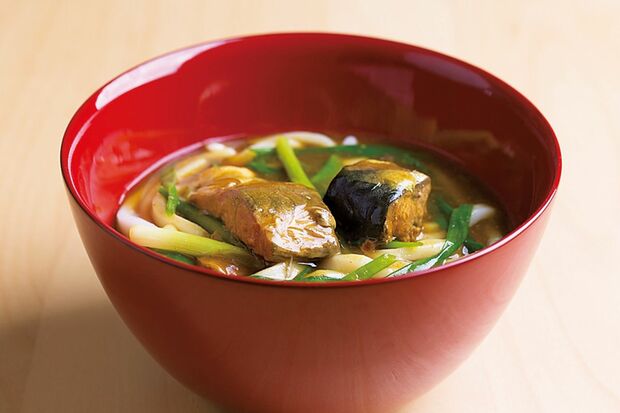 さばみそカレーうどん