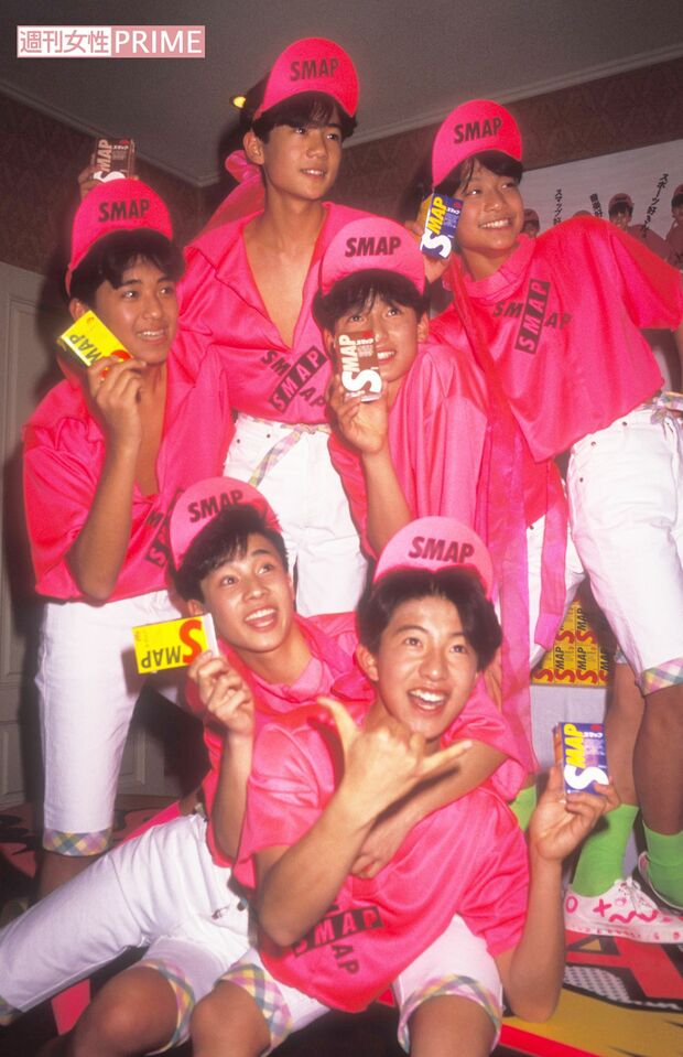 デビューしたてのSMAP