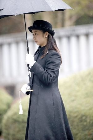  1月15日、成年となられた報告に武蔵陵墓地をご参拝。おひとりでは初めてだった