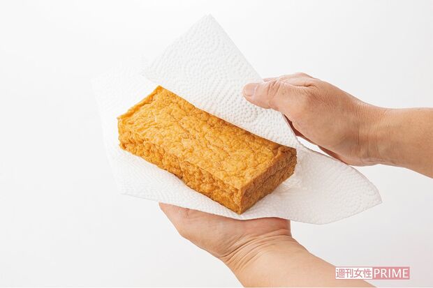 油抜きはペーパーで挟むだけでOK