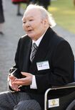2023年秋の園遊会に参加した加藤一二三さん