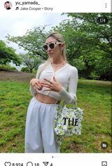 鍛えられた腹筋を披露した山田優（本人のインスタグラムより）