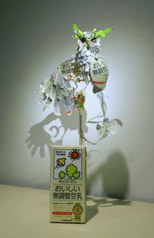 無調整豆乳のふくろう（撮影／吉岡竜紀）