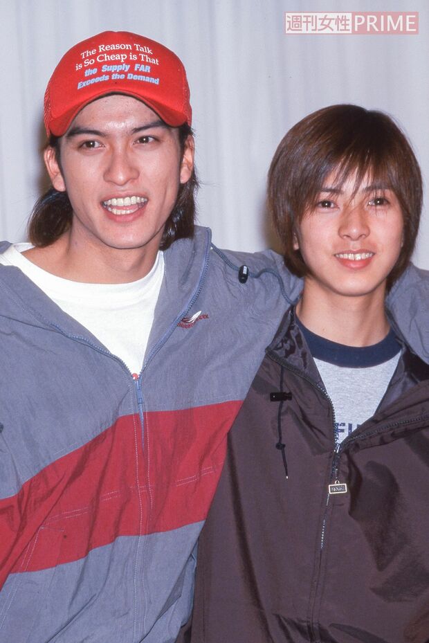 ドラマ『池袋ウエストゲートパーク』（'00年）で共演した長瀬智也（当時21歳）と山下智久（当時15歳）