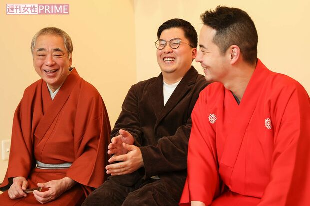 三遊亭好楽と澤井直人と三遊亭とむ