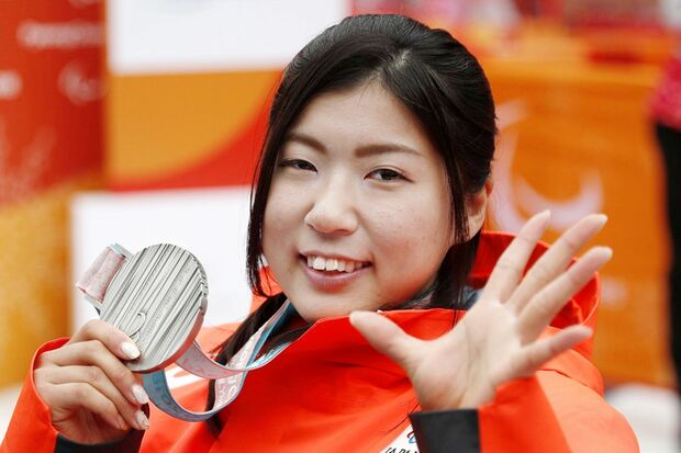 平昌パラ五輪アルペンスキーで金メダルを獲得した、村岡桃佳選手