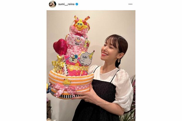赤ちゃんに関する投稿が目立つ鷲見玲奈アナ(本人インスタグラムより)
