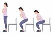 【椅子座り】1セット×10回