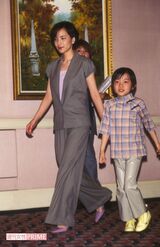 ドラマ『ムコ殿』（'01年放送）で共演した鈴木杏樹と神木隆之介