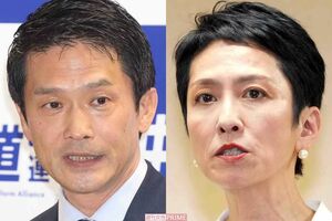 左から小川淳也氏、蓮舫氏