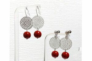 ブラジル訪問時に着用された「升井彩本乾漆」の輪島塗イヤリング