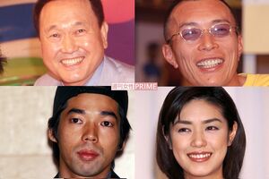 『マジカル頭脳パワー!!』司会者だった板東英二（左上）をはじめ、出演者としておなじみだった所ジョージ、加藤紀子、今田耕司