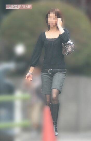 子どもをマイカー送迎していたアイドルB