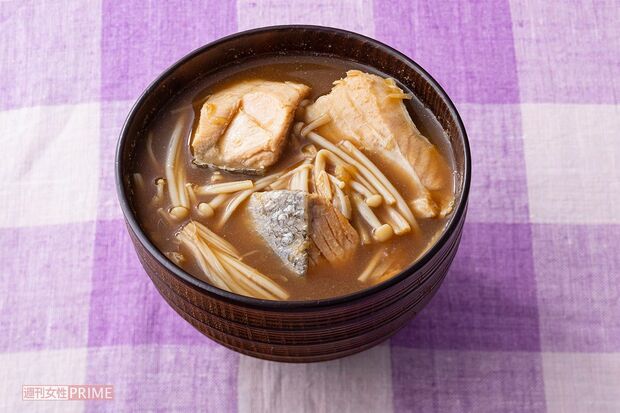 鮭とえのきの長生きみそ汁