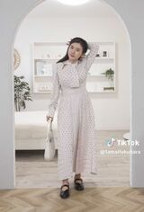 「なに目指してるかわかんない」秋服コーデ披露でツッコミが続出した福原愛（公式Tiktokより）