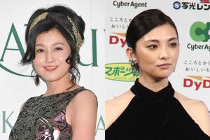 兵庫県出身の藤原紀香と福岡県出身の田中麗奈。日本でいちばん藤原が多いのは兵庫県。田中は福岡県でぶっちぎり1位の名字　※写真ページで「都道府県別1位の名字」と「全国名字ランキング トップ150」を発表