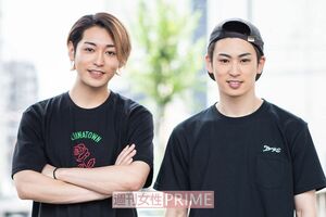 写真左から川原一馬、塩田康平　撮影／廣瀬靖士