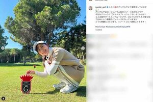 Snow Manの向井康二とゴルフデートが報じられたゴルフYouTuberの『なみき』（本人のインスタグラムより）